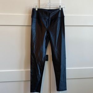 Never worn Noli black satin yoga pants
